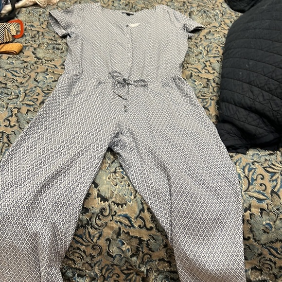 Lands End jumper with drawstring waist size 8 - Picture 2 of 5